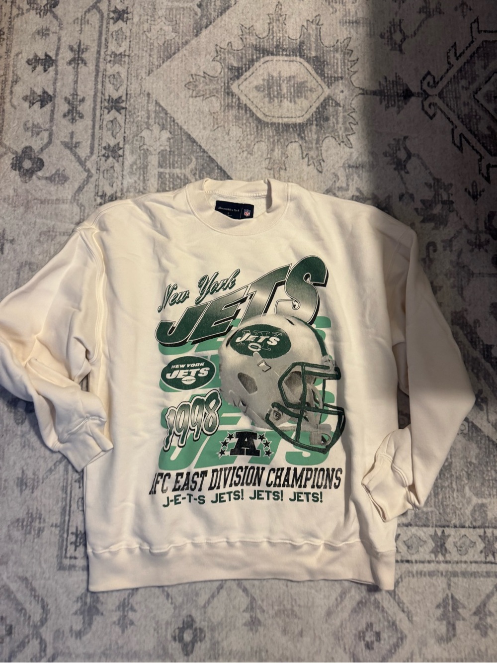 Men’s JETS Abercrombie Crewneck